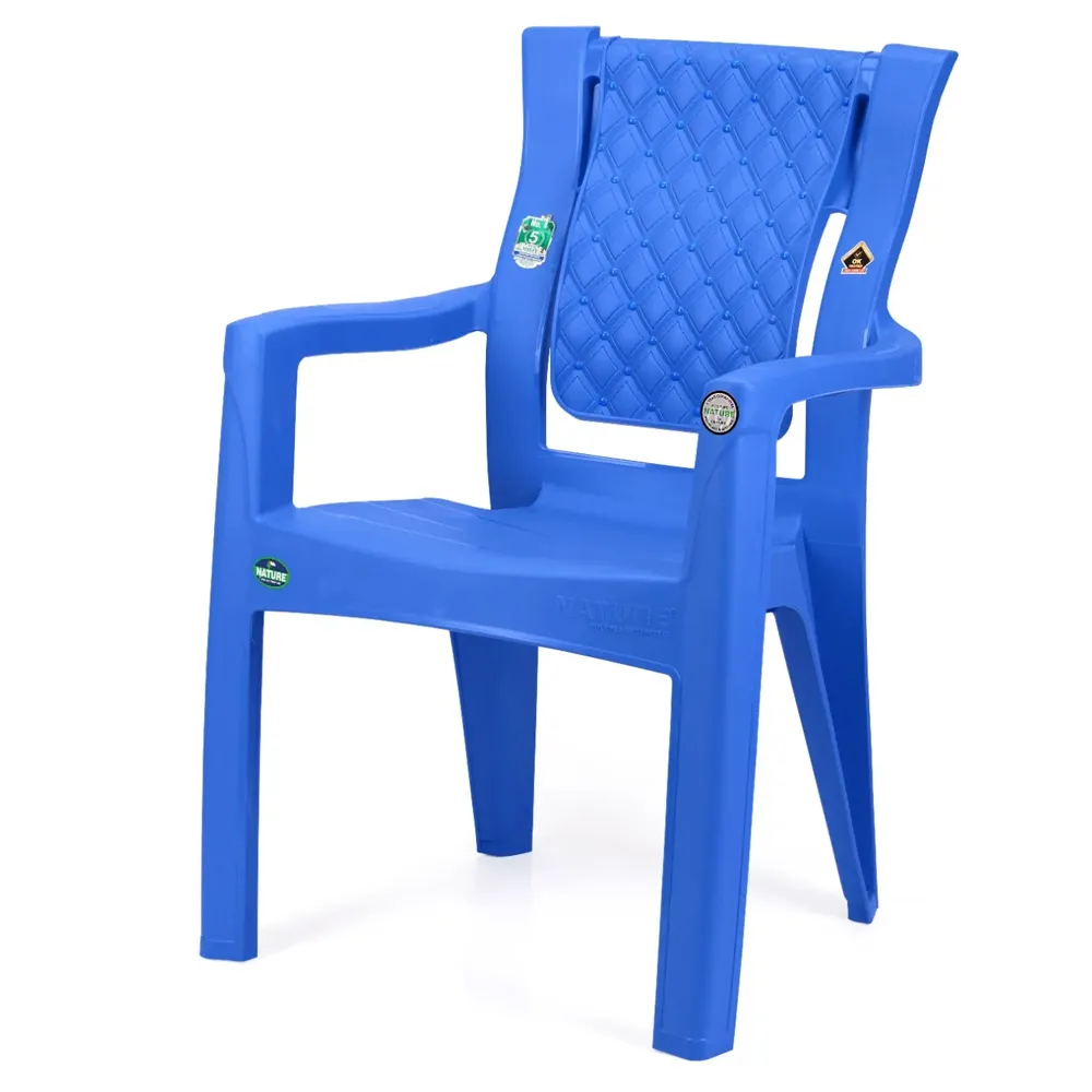 comfortable blue chair